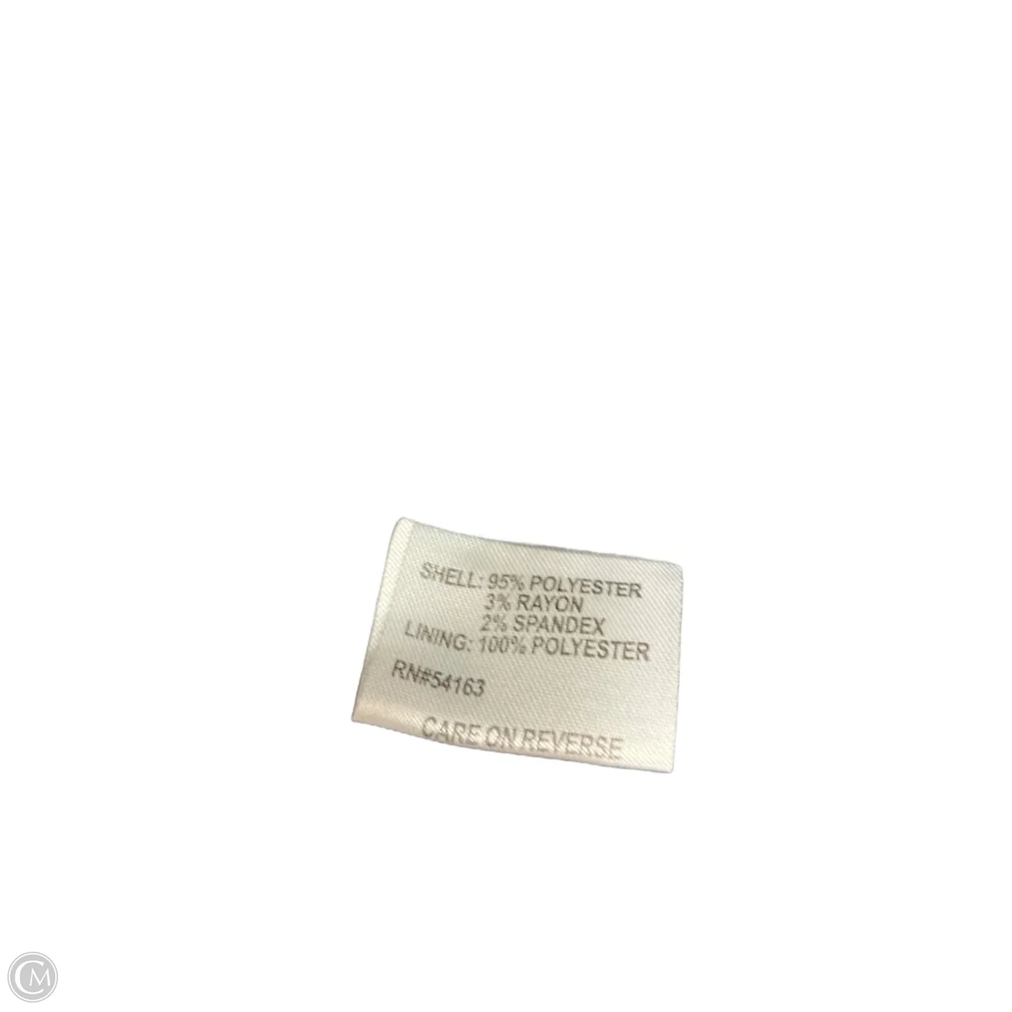 Coat Peacoat By Calvin Klein In Black, Size: Sp