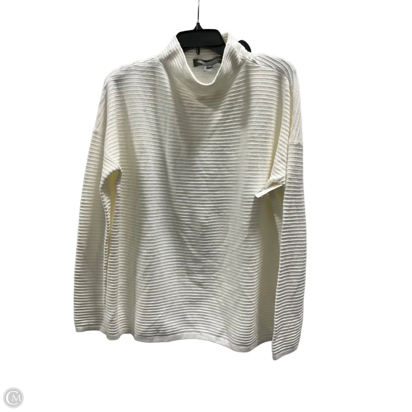 Top Long Sleeve By French Connection In Cream, Size: M