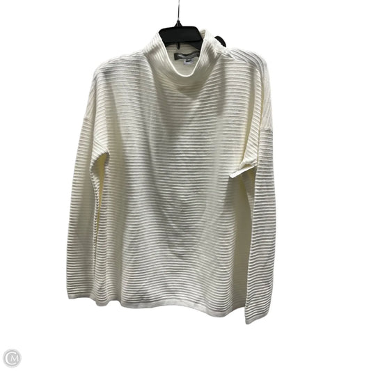 Top Long Sleeve By French Connection In Cream, Size: M