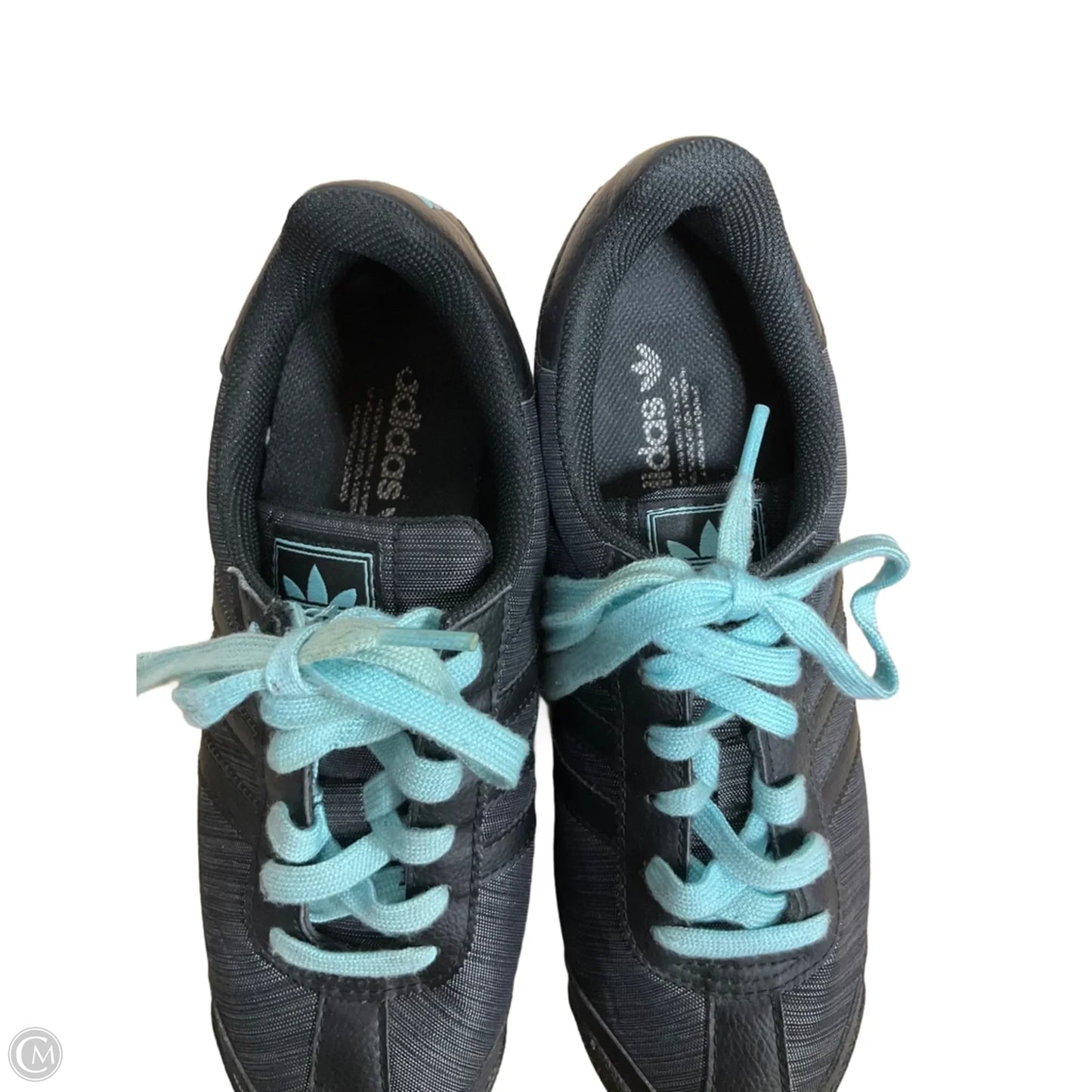 Shoes Athletic By Adidas In Black & Green, Size: 7