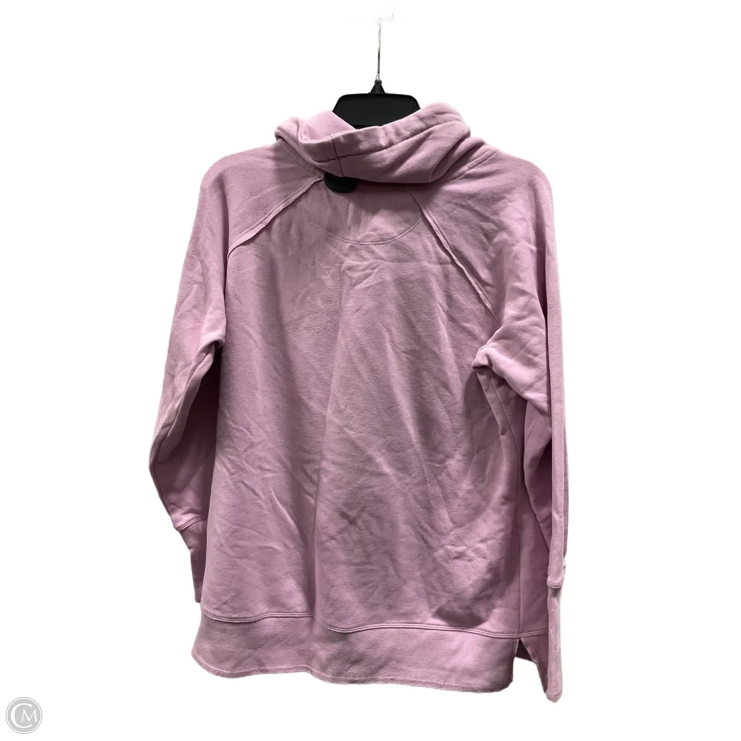 Athletic Sweatshirt Hoodie By Calvin Klein Performance In Purple, Size: L