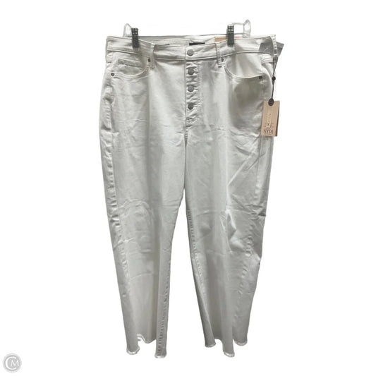 Jeans Wide Leg By Not Your Daughters Jeans In White, Size: 16