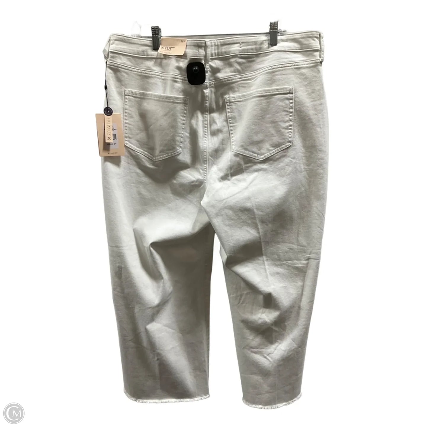 Jeans Wide Leg By Not Your Daughters Jeans In White, Size: 16