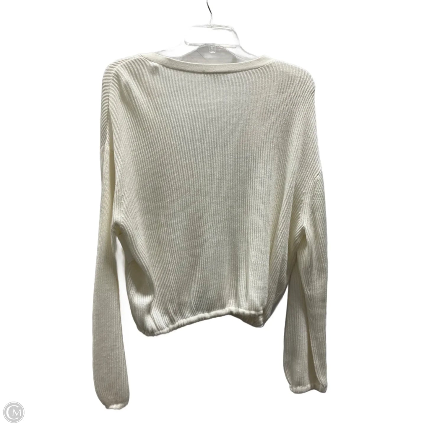 Sweater Cardigan By Splendid In Cream, Size: S