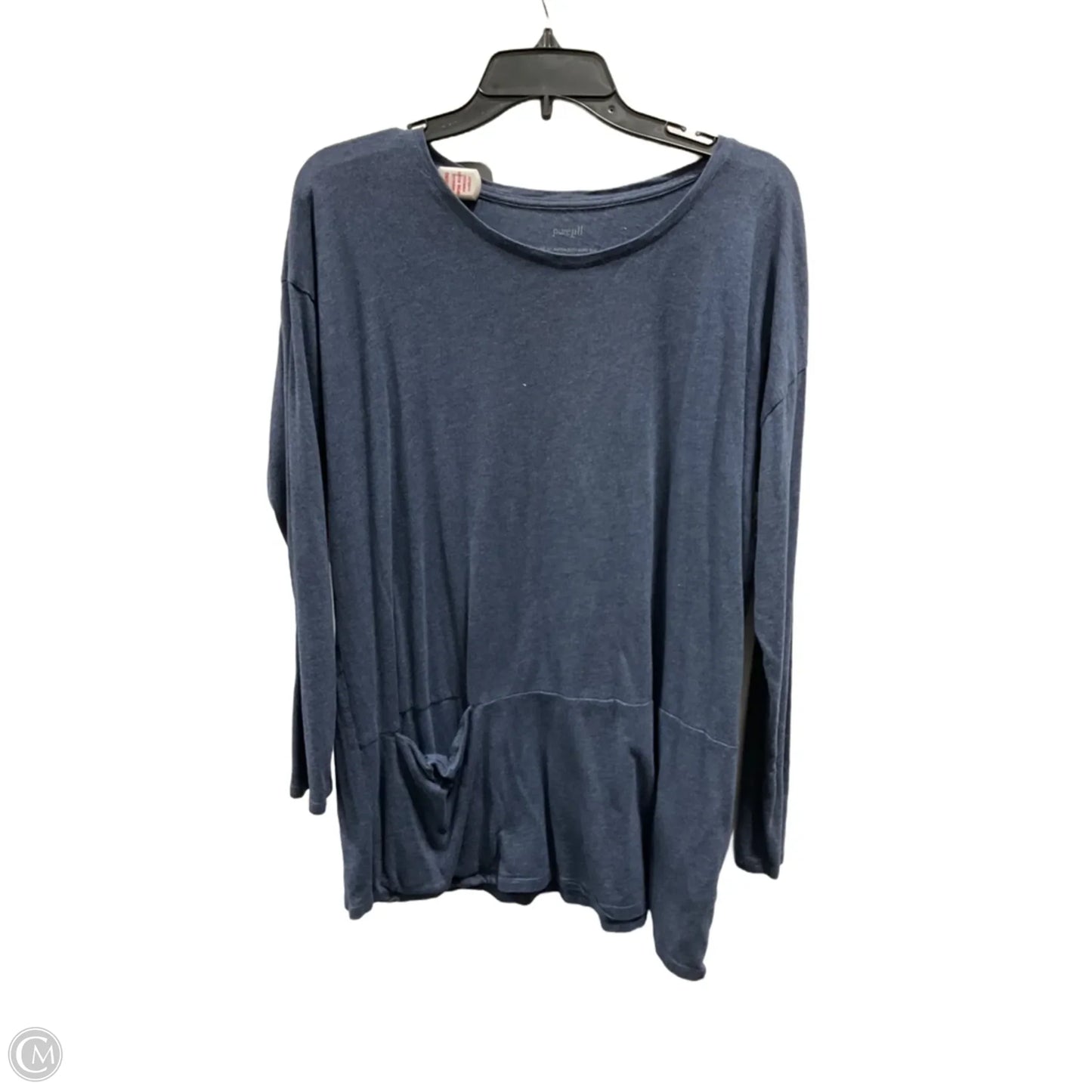 Tunic Long Sleeve By Pure Jill In Blue, Size: L