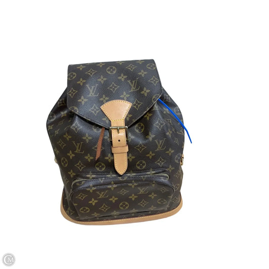 Backpack Luxury Designer By Louis Vuitton, Size: Large