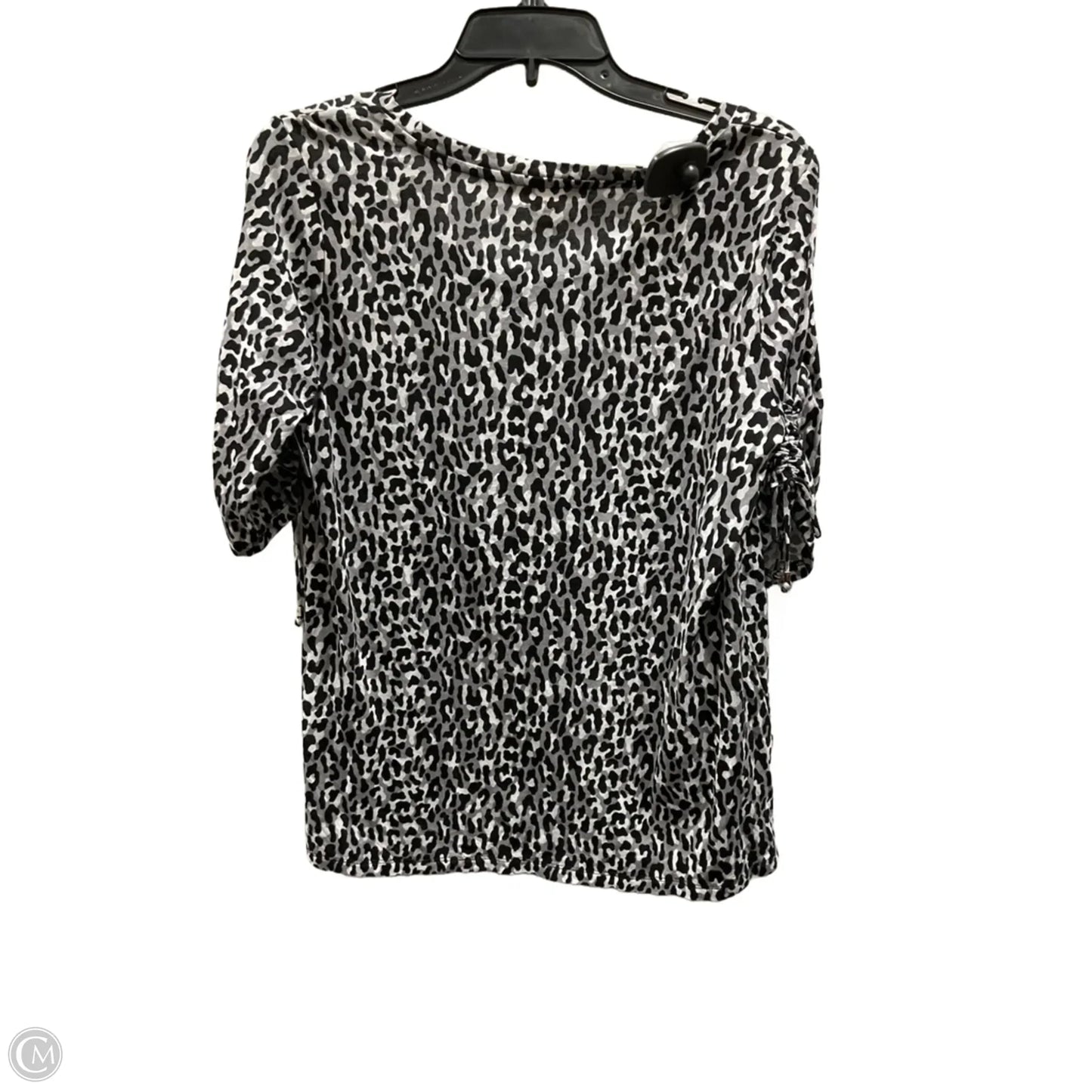 Top Long Sleeve By Michael By Michael Kors In Leopard Print, Size: M