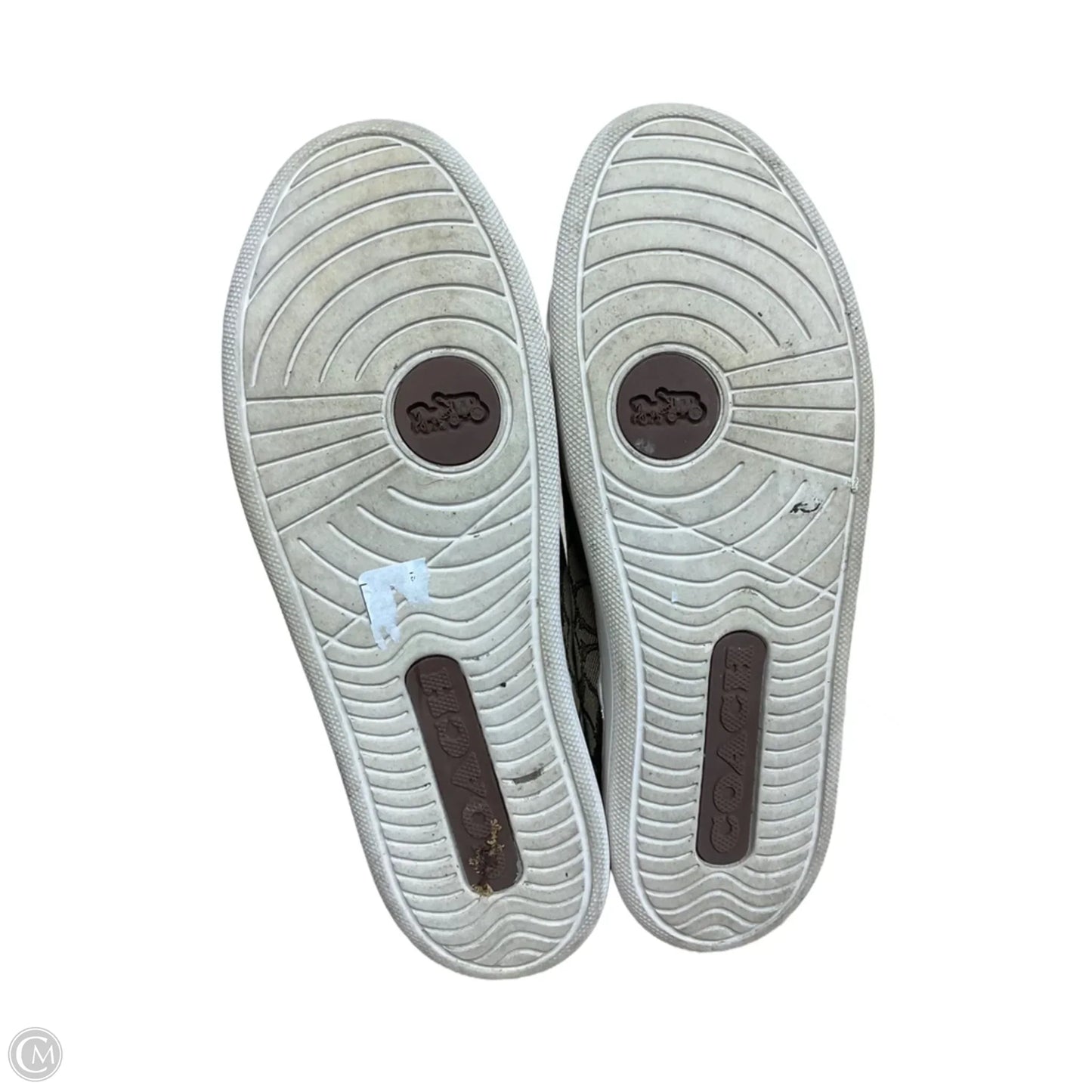 Shoes Designer By Coach In Brown & Tan, Size: 7.5