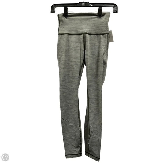 Athletic Leggings By Lululemon In Green, Size: 4