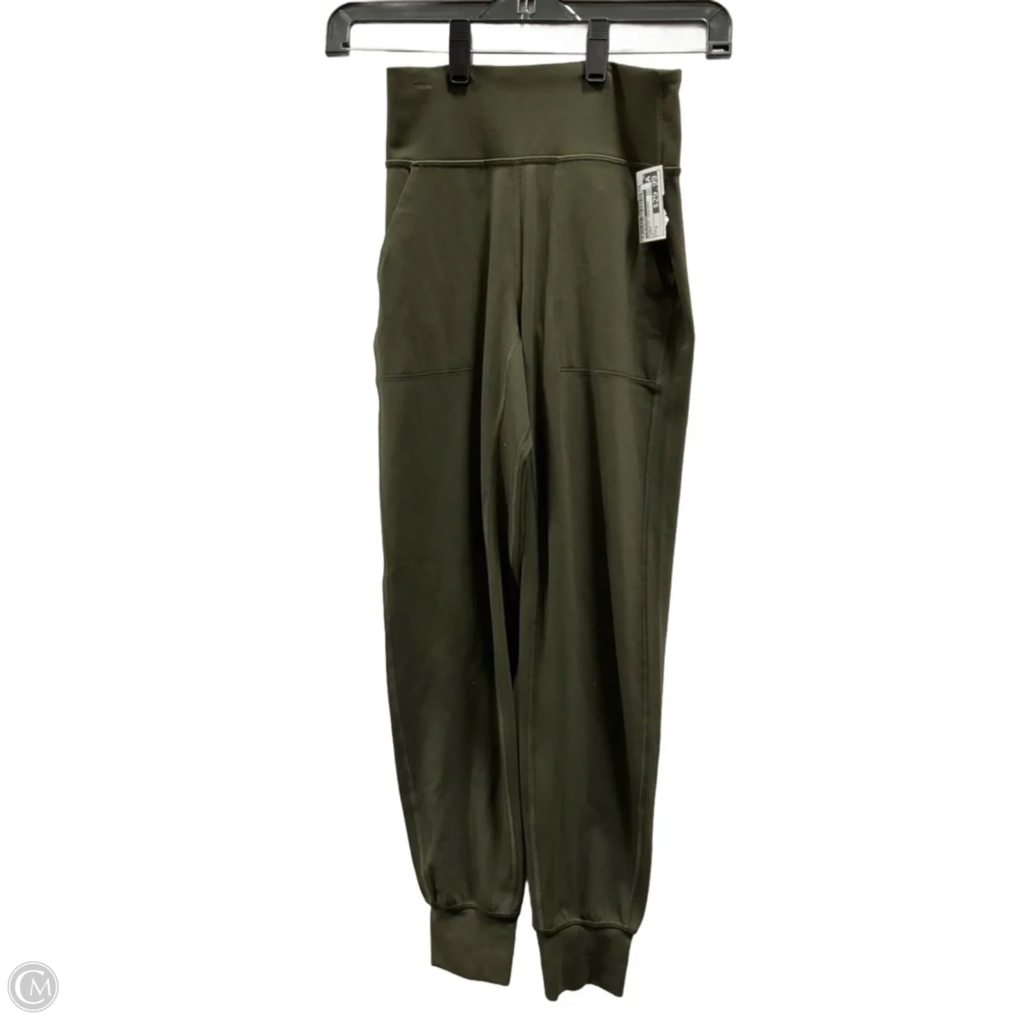 Athletic Leggings By Lululemon In Green, Size: 2