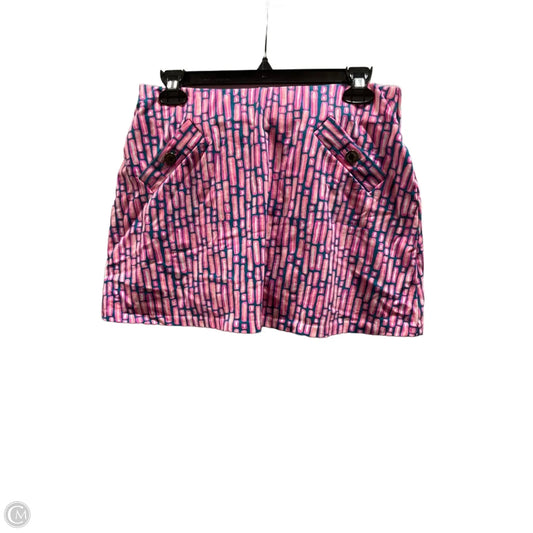 Skort Designer By Lilly Pulitzer In Blue & Pink, Size: S