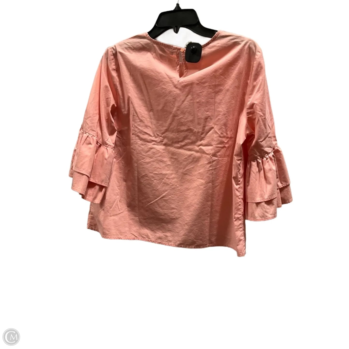 Top 3/4 Sleeve By Marled In Peach, Size: M