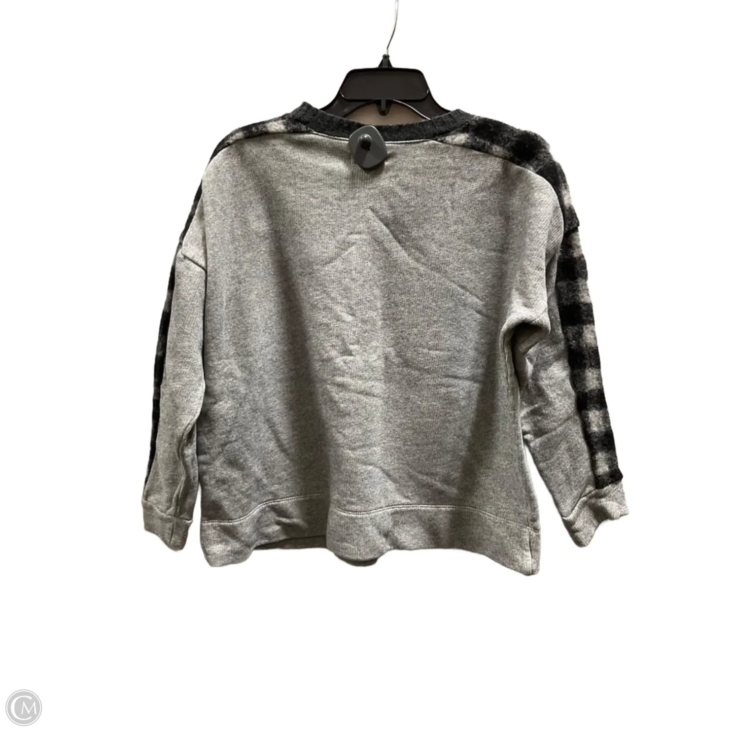 Top Long Sleeve By Madewell In Grey, Size: M