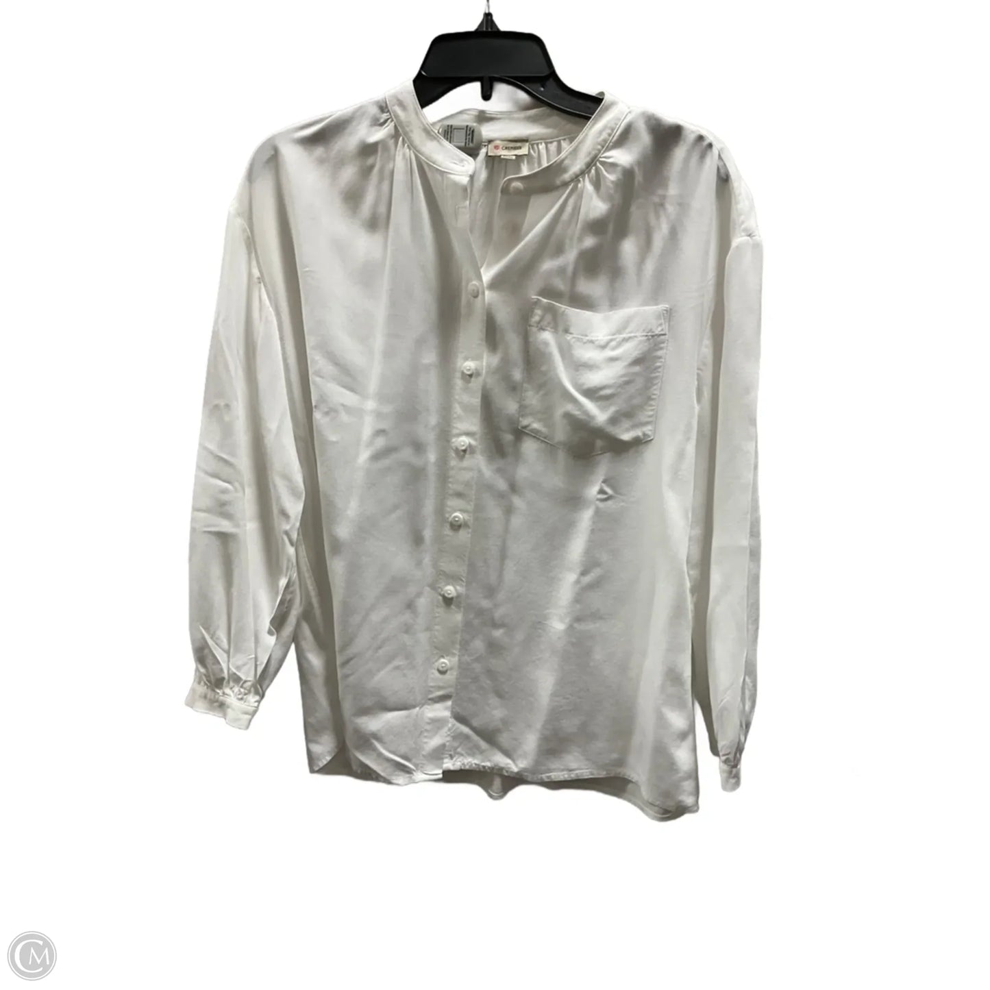 Top Long Sleeve By Cremieux In White, Size: Xs