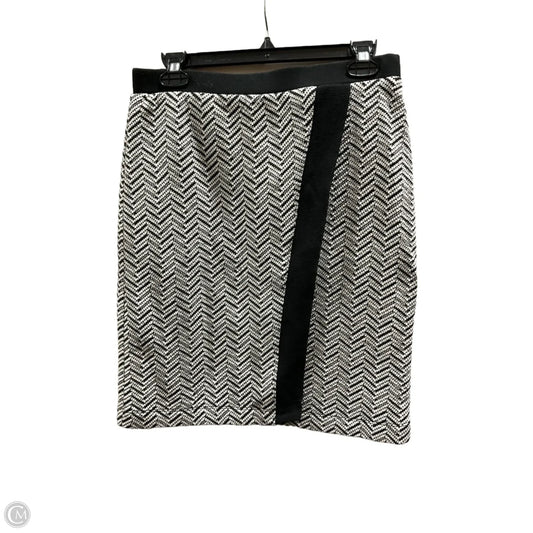 Skirt Mini & Short By Zac And Rachel In Black & White, Size: S