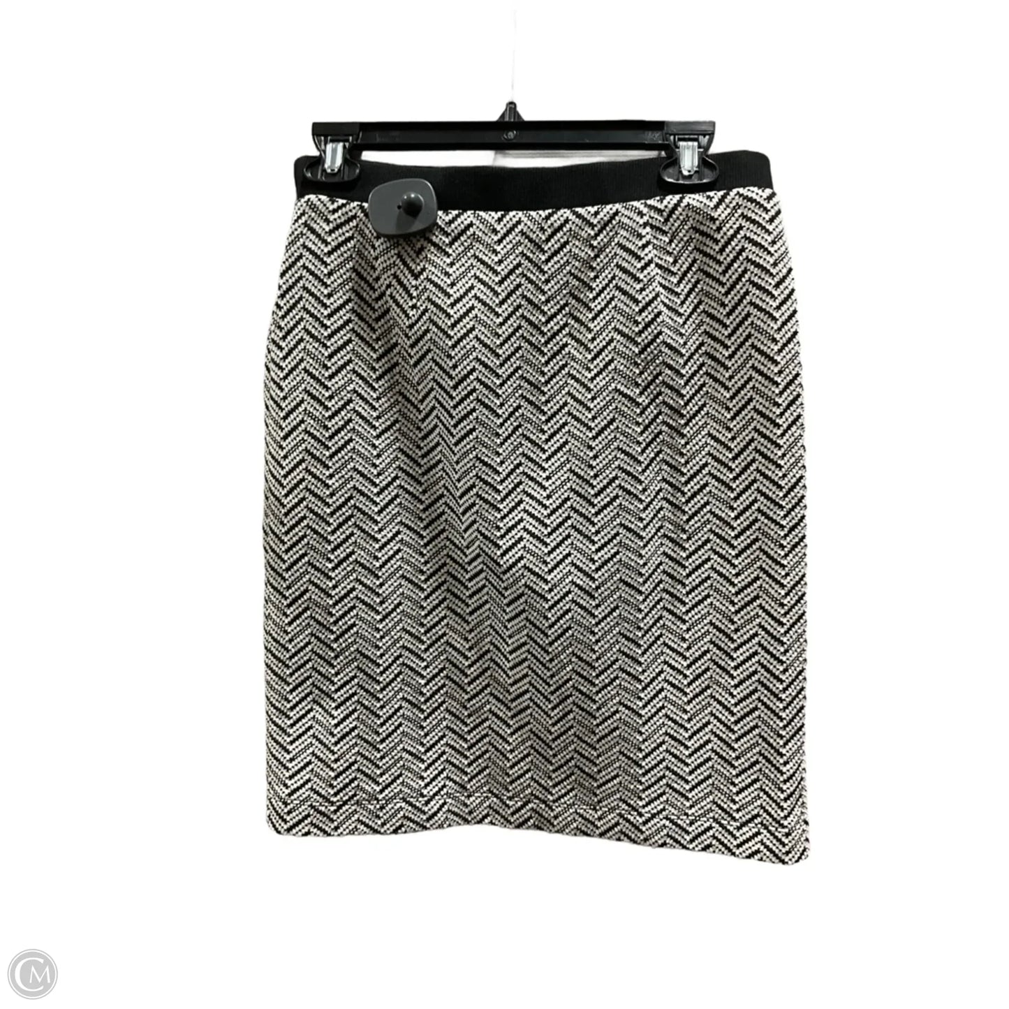 Skirt Mini & Short By Zac And Rachel In Black & White, Size: S