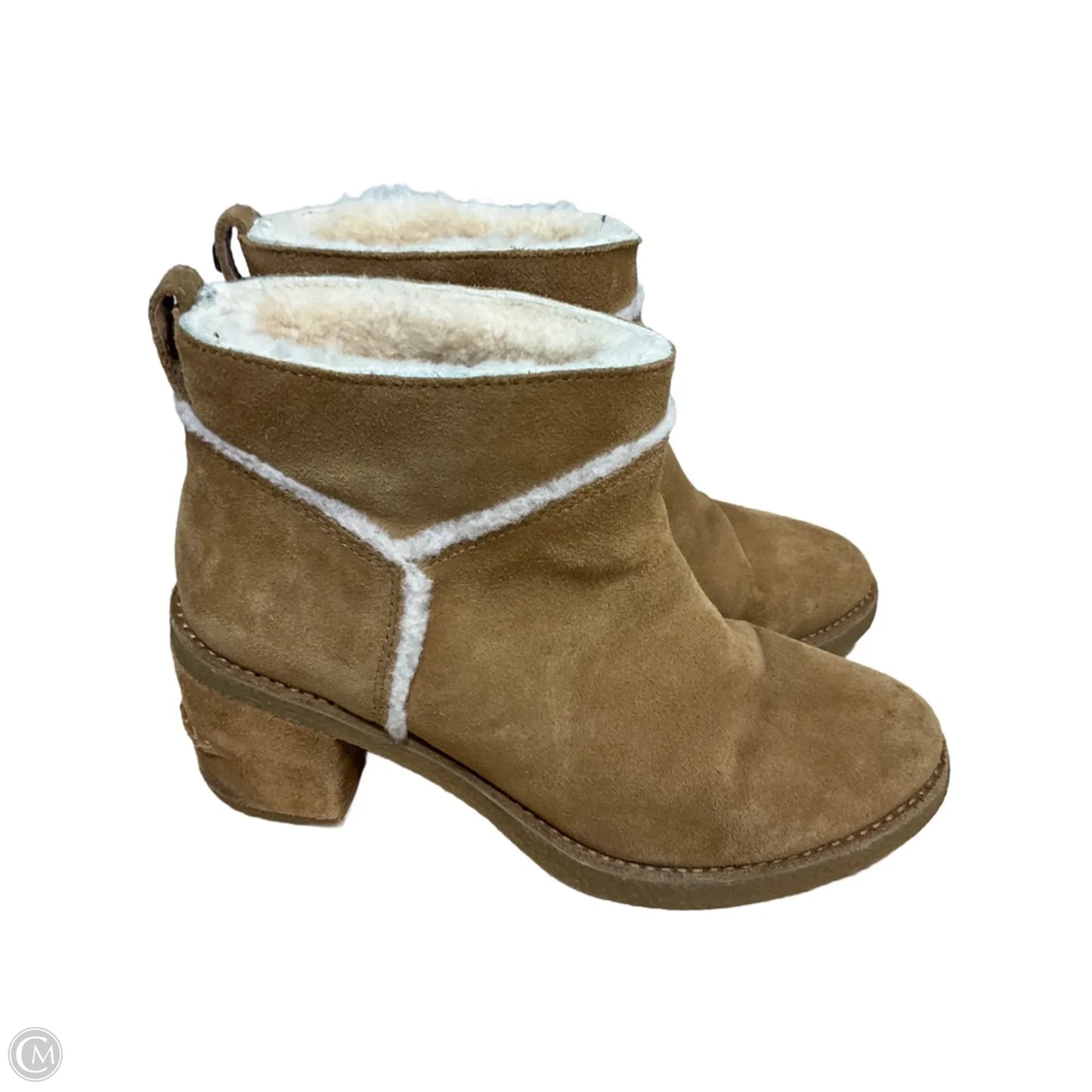 Boots Designer By Ugg In Tan, Size: 8.5