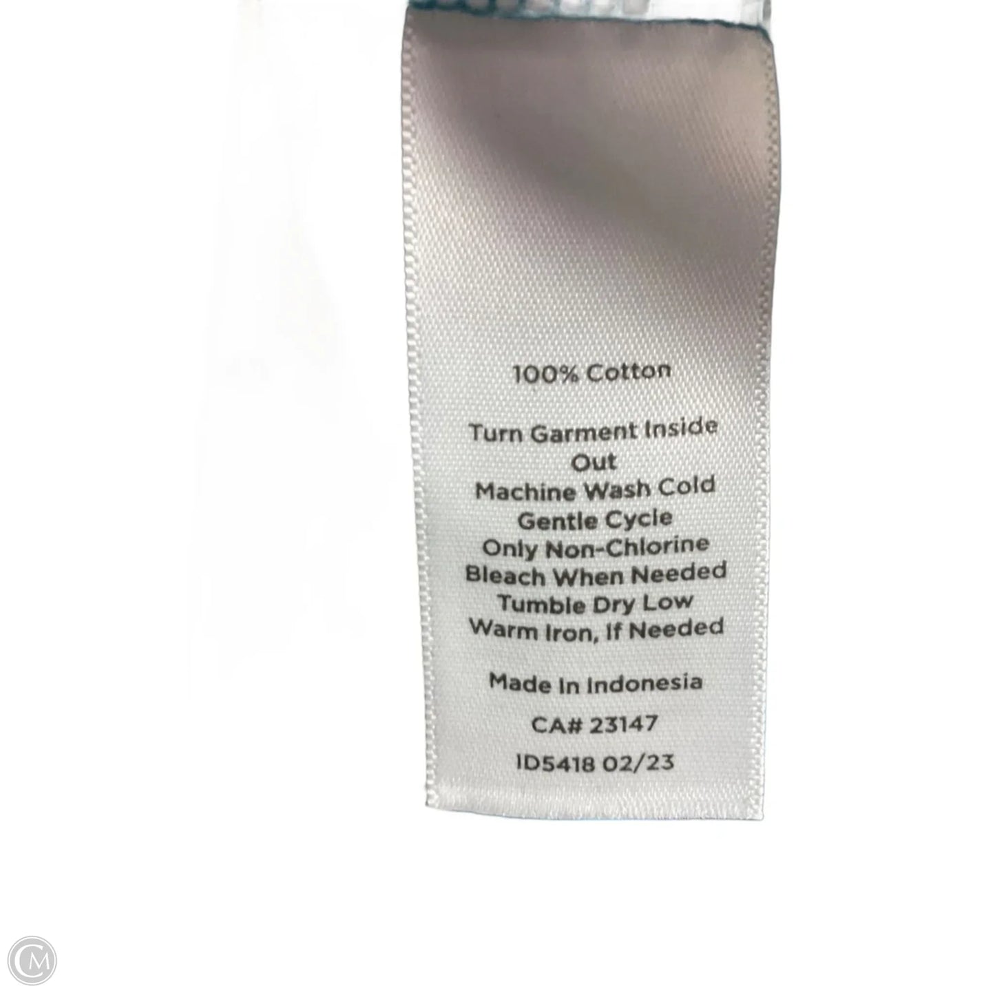 Top Long Sleeve By Talbots In Teal, Size: Xl