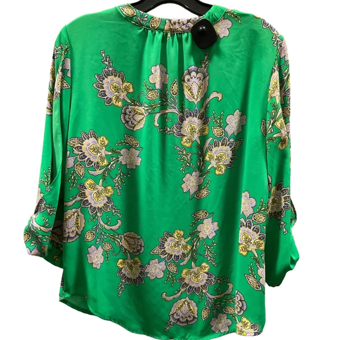 Top 3/4 Sleeve By New York And Co In Green, Size: M