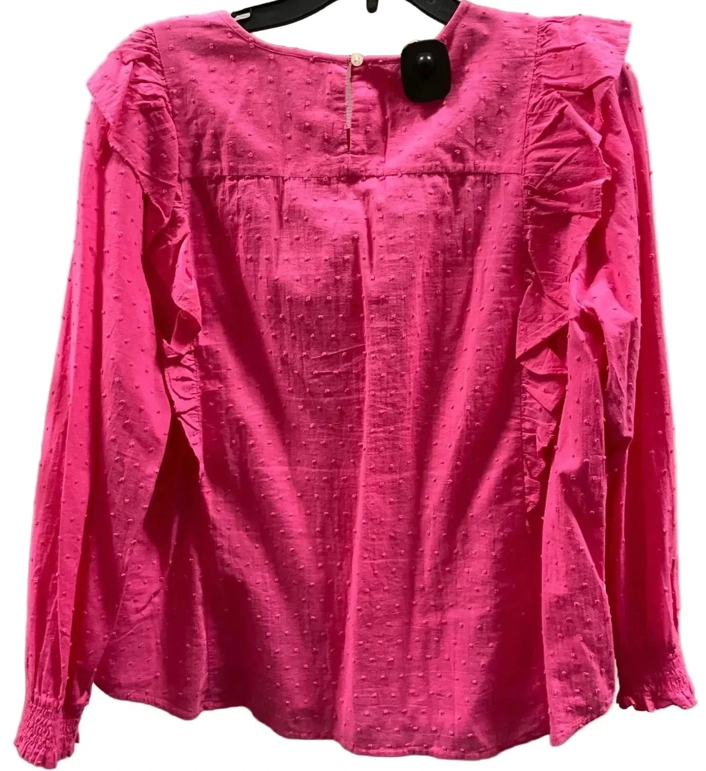 Top Long Sleeve By Loft In Pink, Size: Xl