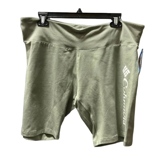 Athletic Shorts By Columbia In Green, Size: 1x