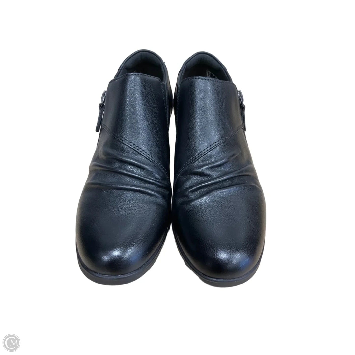 Boots Ankle Heels By Clarks In Black, Size: 7