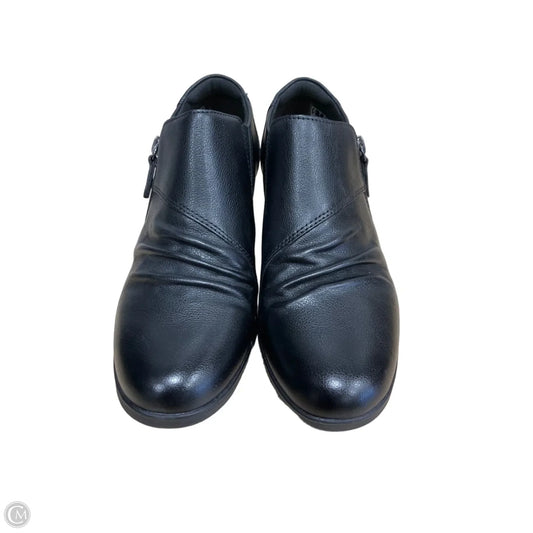Boots Ankle Heels By Clarks In Black, Size: 7