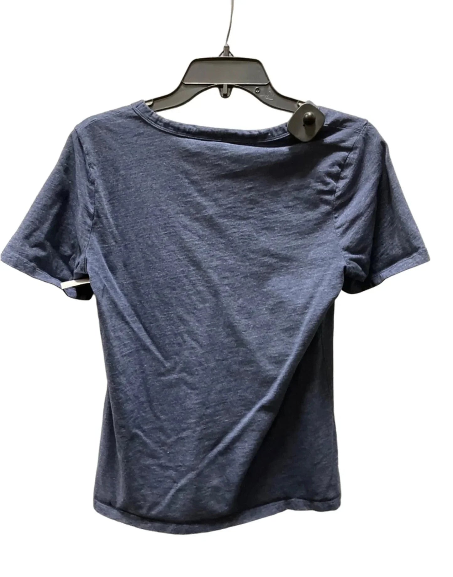 Top Short Sleeve By Banana Republic In Blue, Size: S
