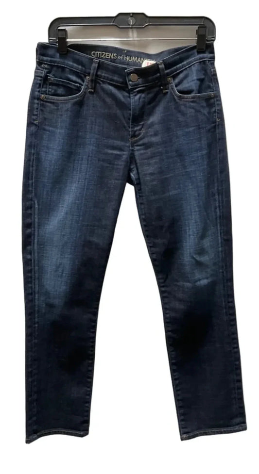 Jeans Cropped By Citizens Of Humanity In Blue, Size: 2