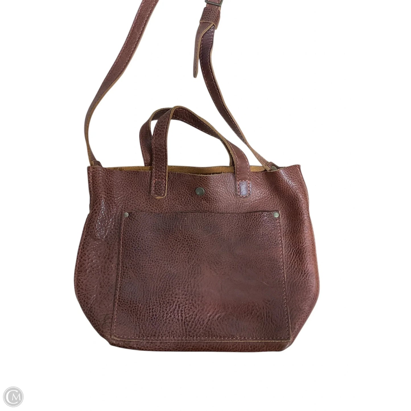 Crossbody Leather By Portland Leather, Size: Medium