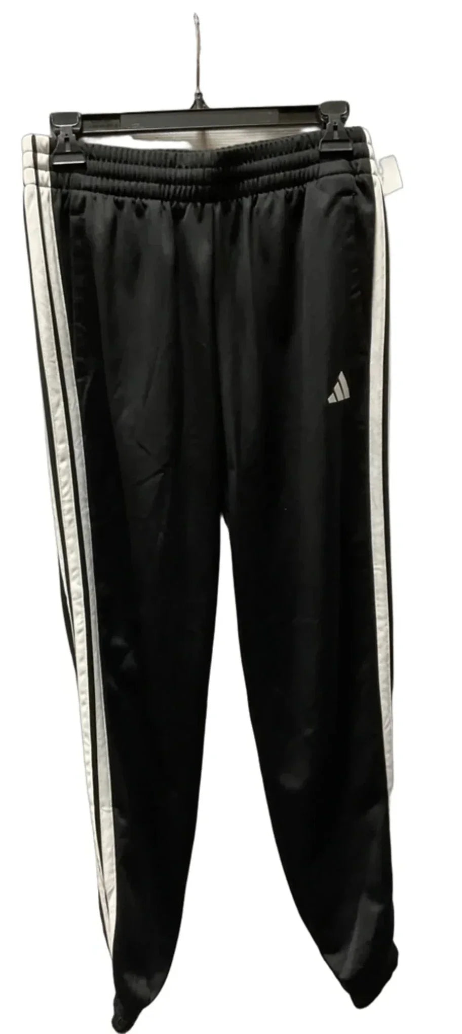 Athletic Pants By Adidas In Black & White, Size: M