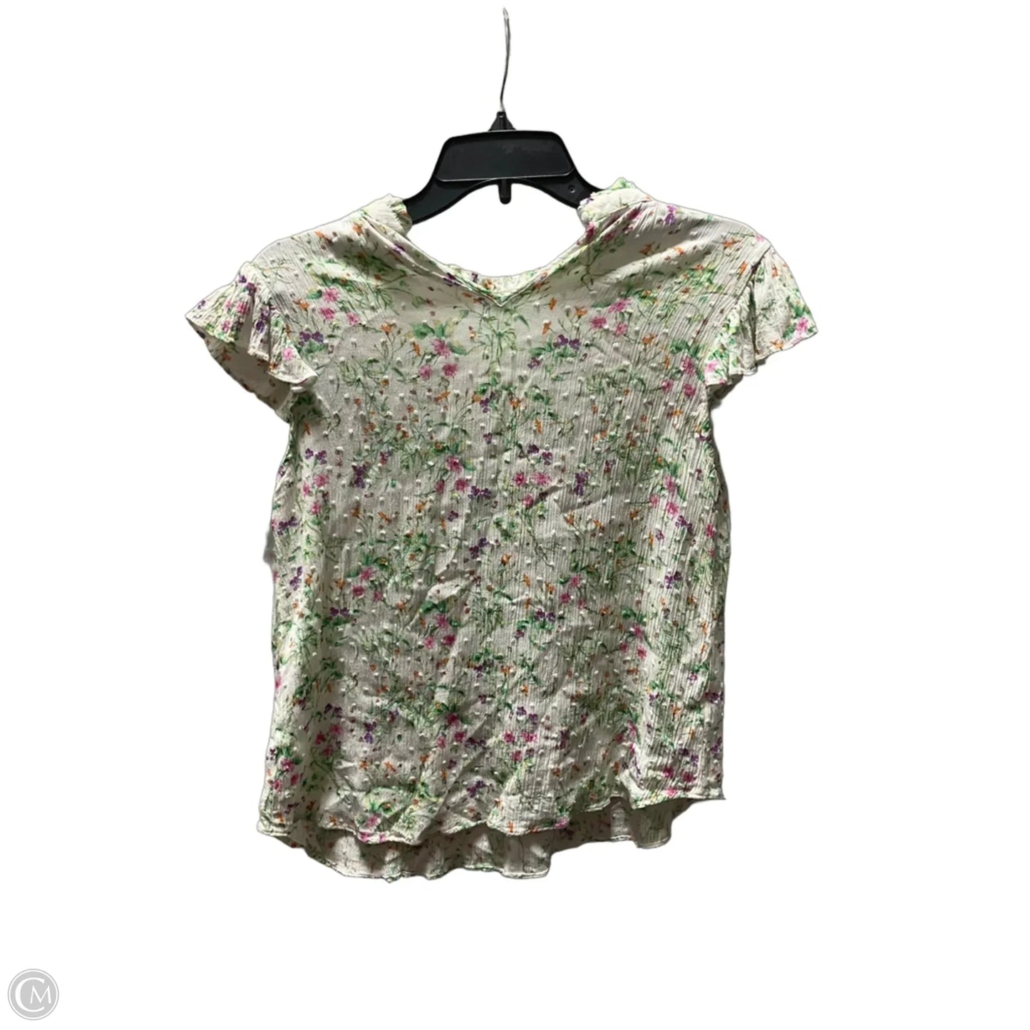 Top Sleeveless By Rose And Olive In Floral Print, Size: M