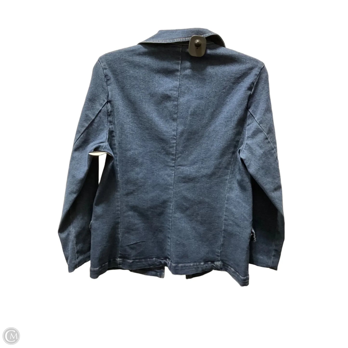 Blazer By Clothes Mentor In Blue, Size: S