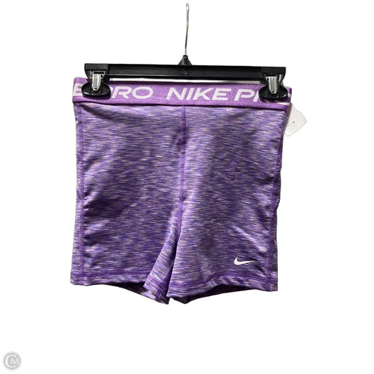 Athletic Shorts By Nike In Purple, Size: S