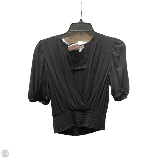 Top Short Sleeve By Gianni Bini In Black, Size: S