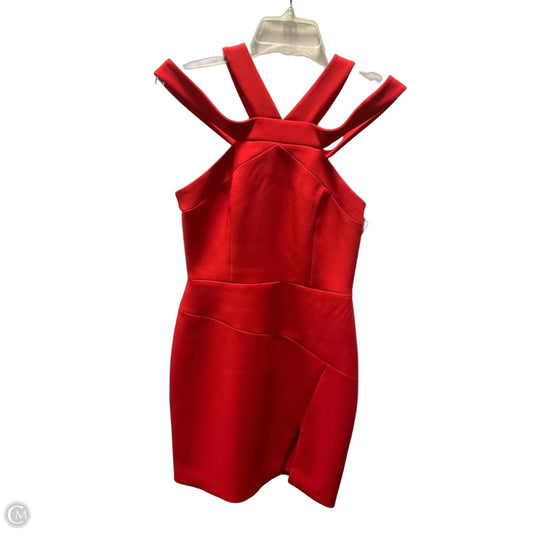 Dress Casual Short By Bcbgmaxazria In Red, Size: 2