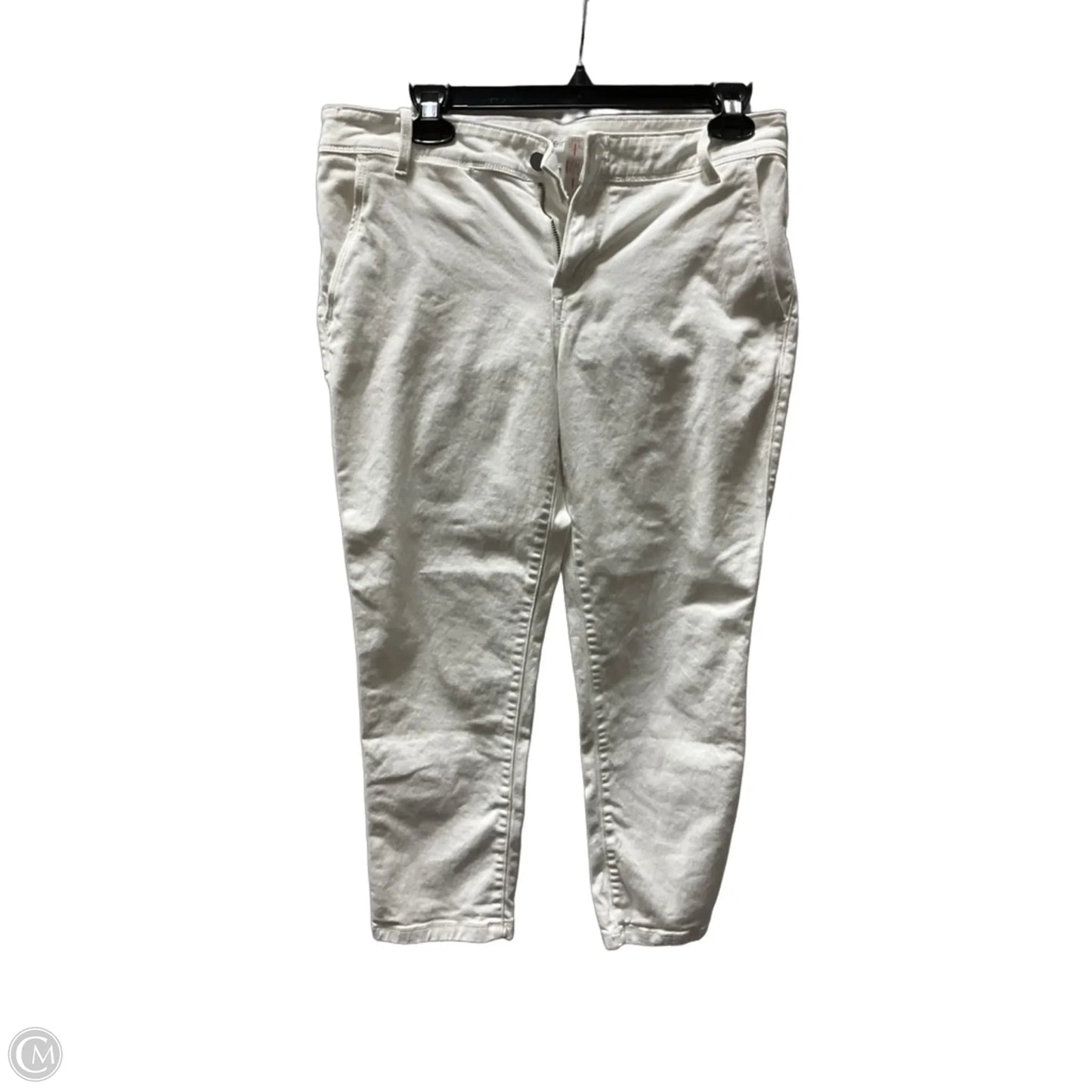 Jeans Skinny By Calvin Klein In Cream, Size: 6