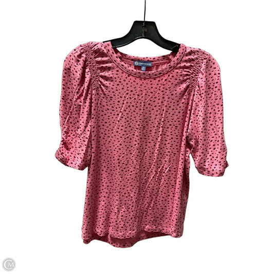 Top Short Sleeve By Democracy In Pink, Size: S