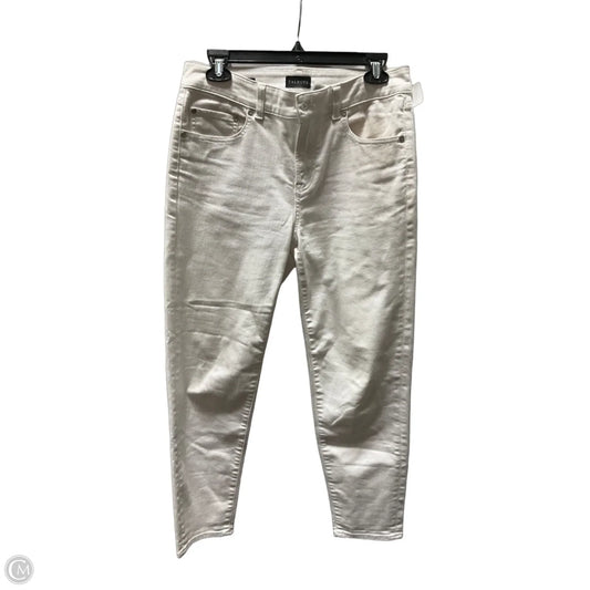 Jeans Straight By Talbots In White, Size: 4