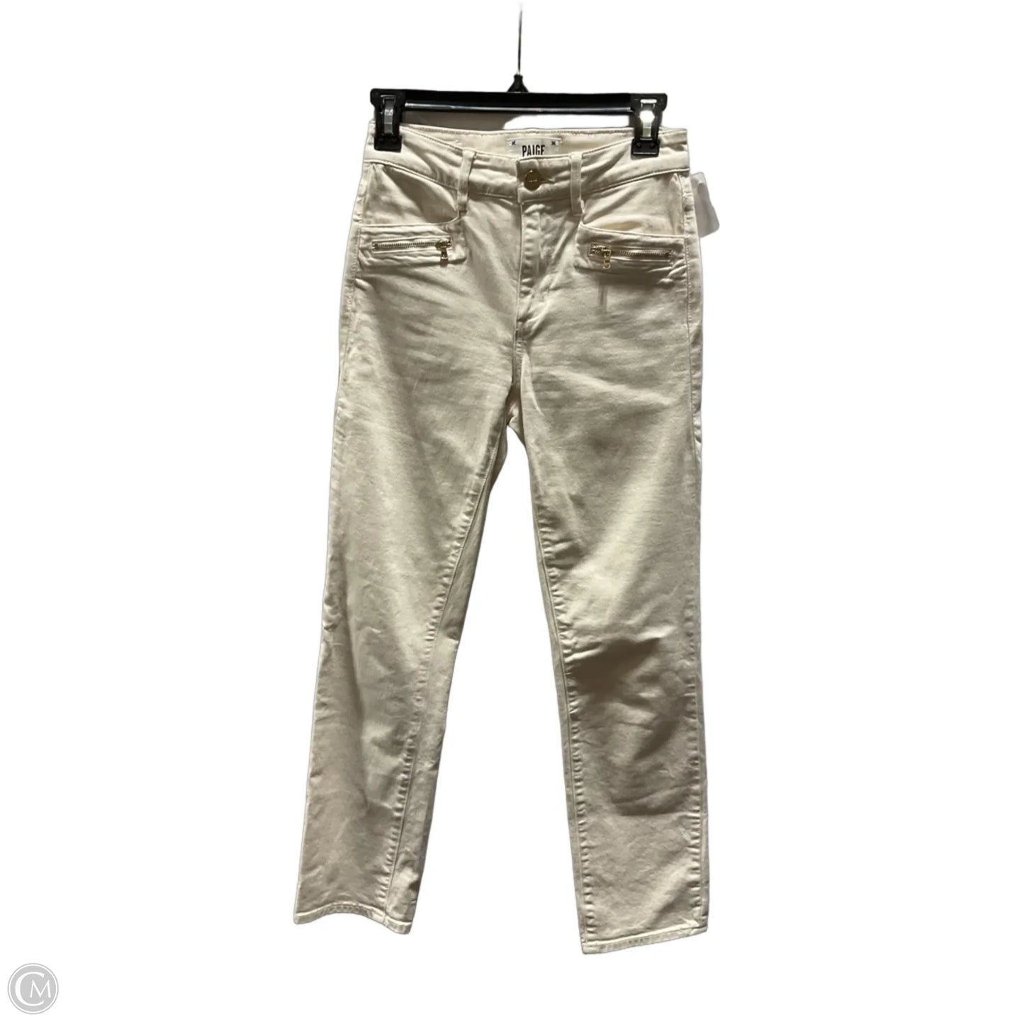 Jeans Skinny By Paige In Cream, Size: 2