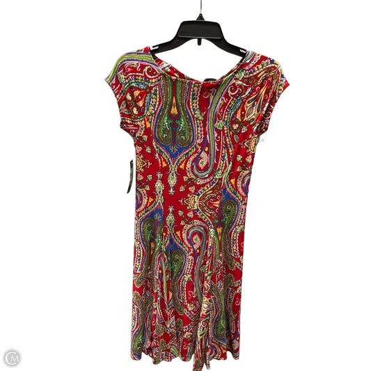 Dress Casual Midi By Ralph Lauren In Multi-colored, Size: S