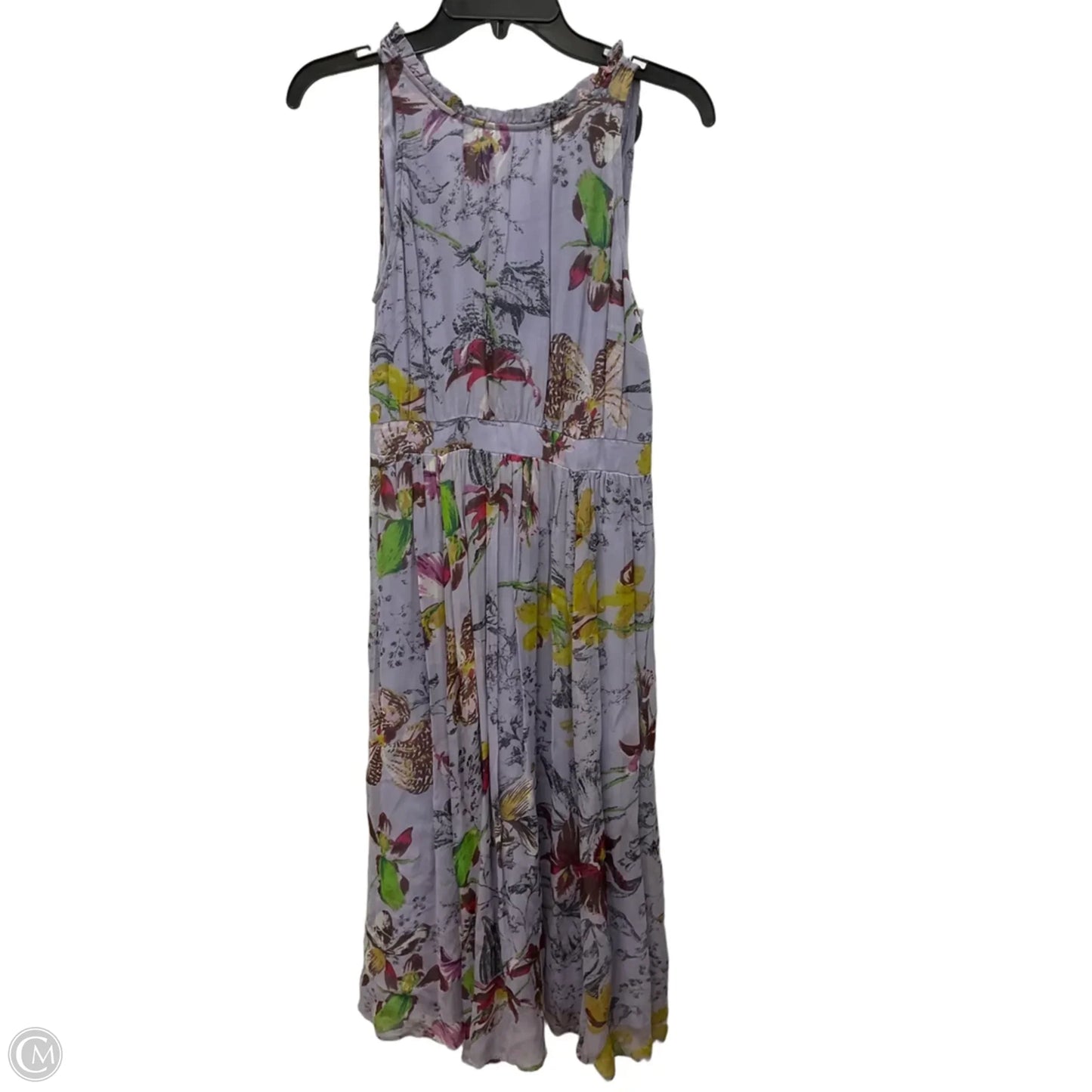 Dress Casual Midi By Anthropologie In Purple, Size: 0