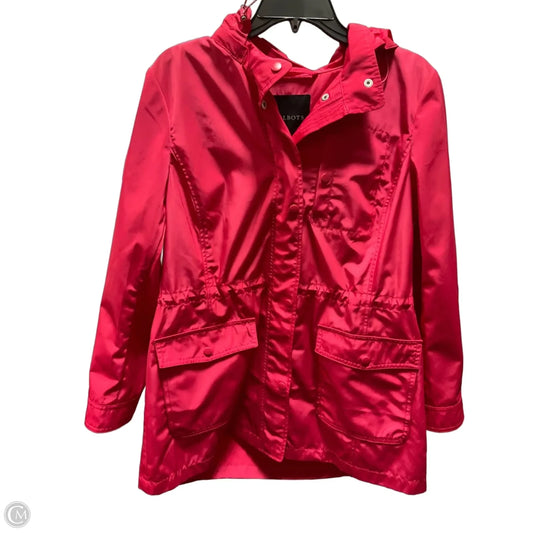 Coat Raincoat By Talbots In Pink, Size: L