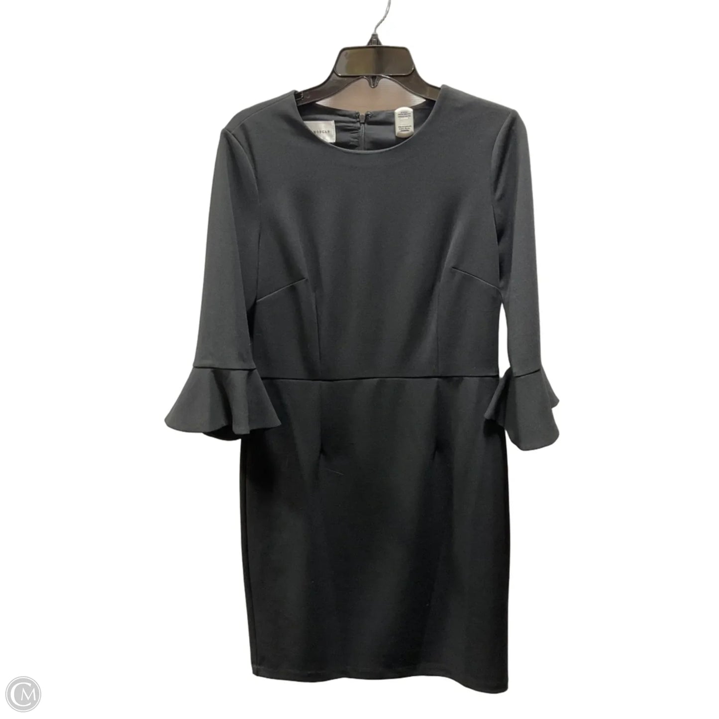 Dress Casual Midi By Donna Morgan In Black, Size: 10