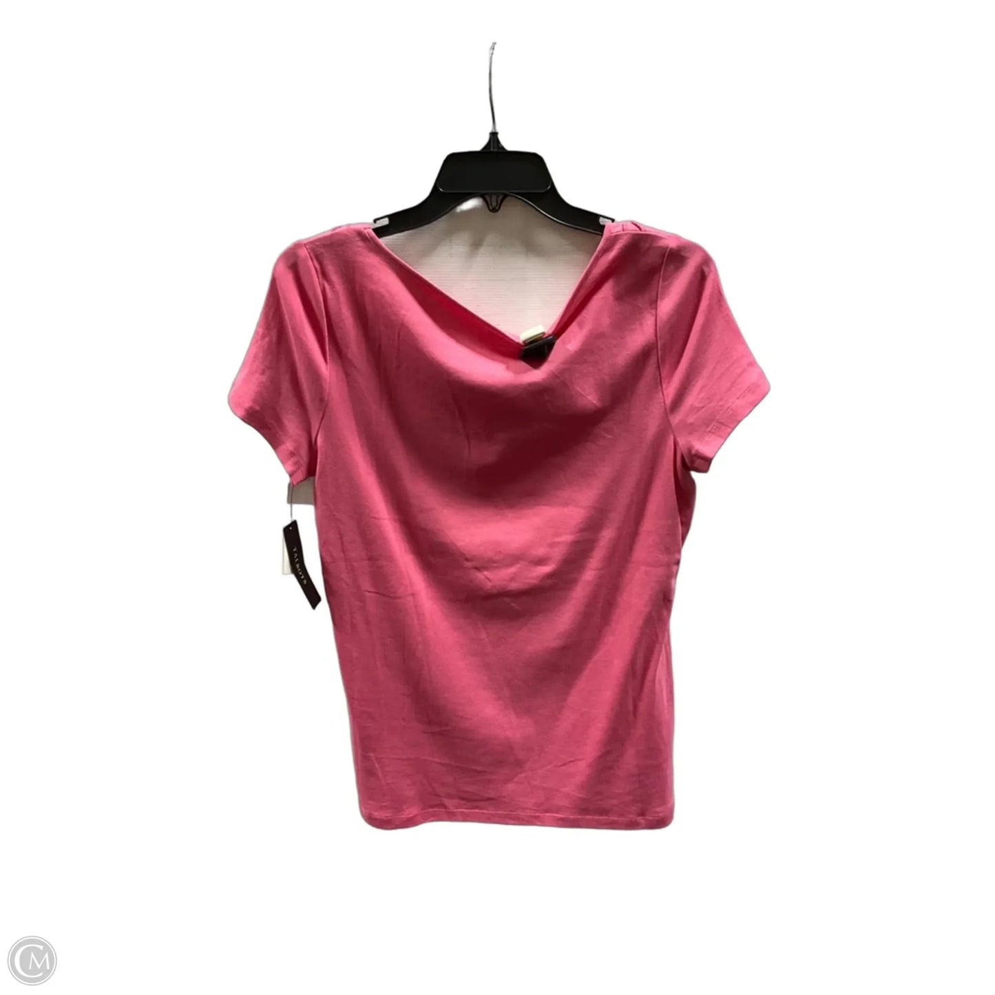 Top Short Sleeve By Talbots In Pink, Size: L