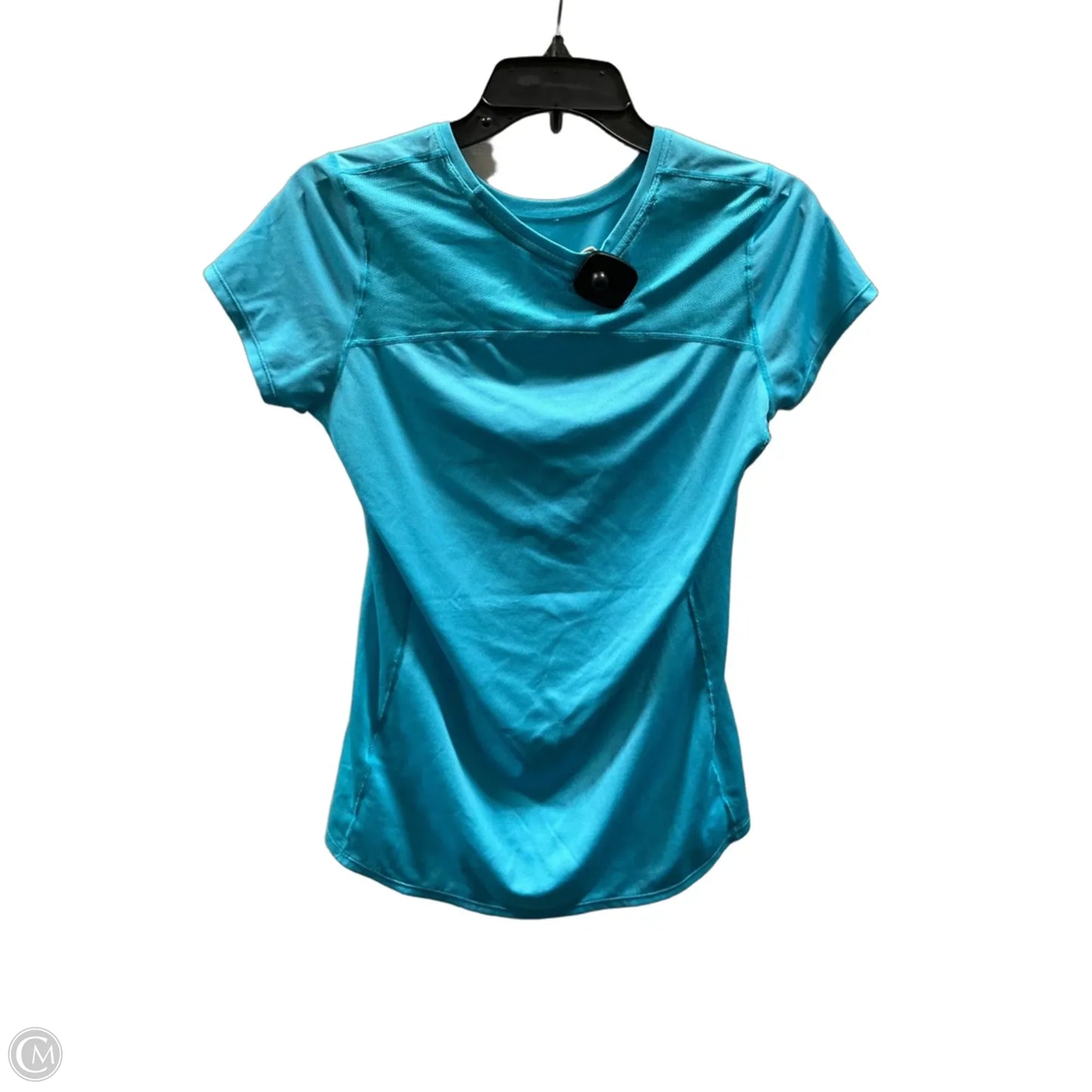 Athletic Top Short Sleeve By Nike Apparel In Aqua, Size: M