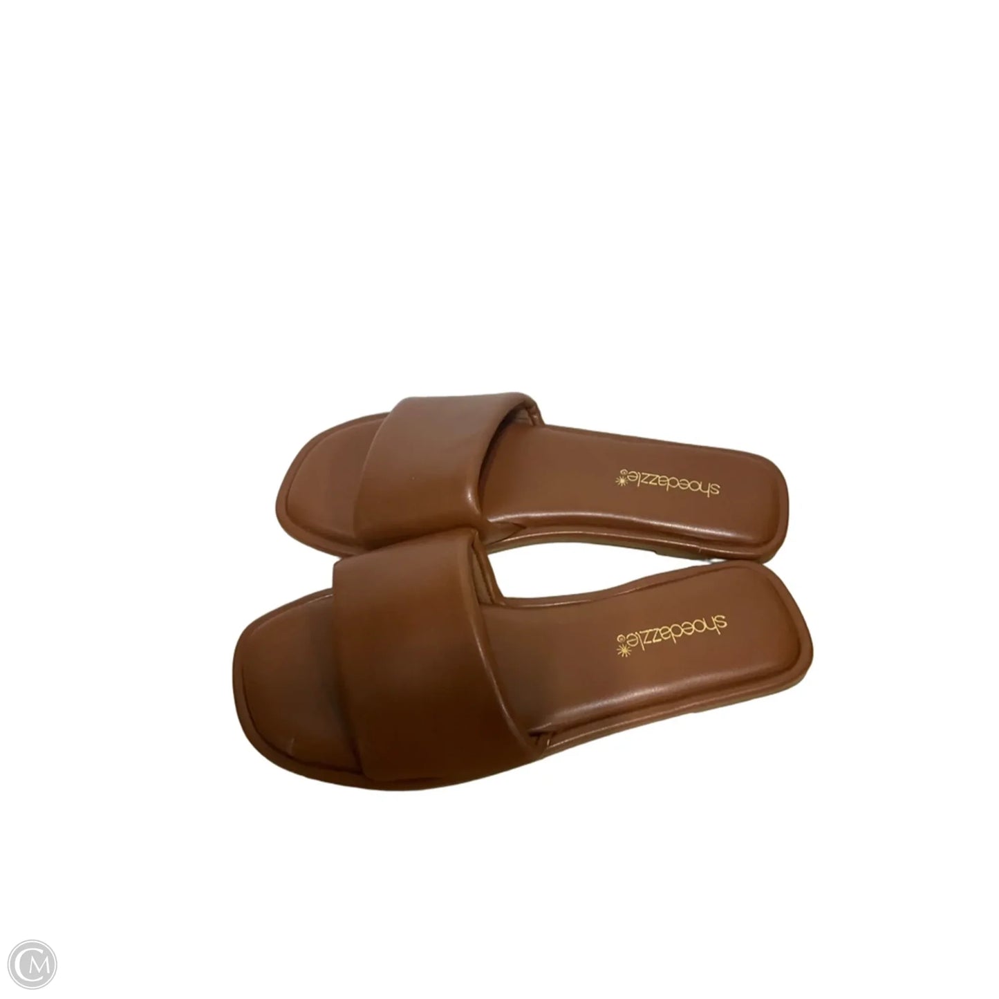 Sandals Flats By Shoedazzle In Brown, Size: 7.5