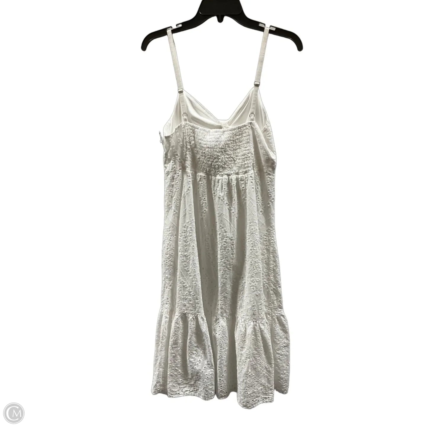 Dress Casual Midi By Simply Vera In Cream, Size: M