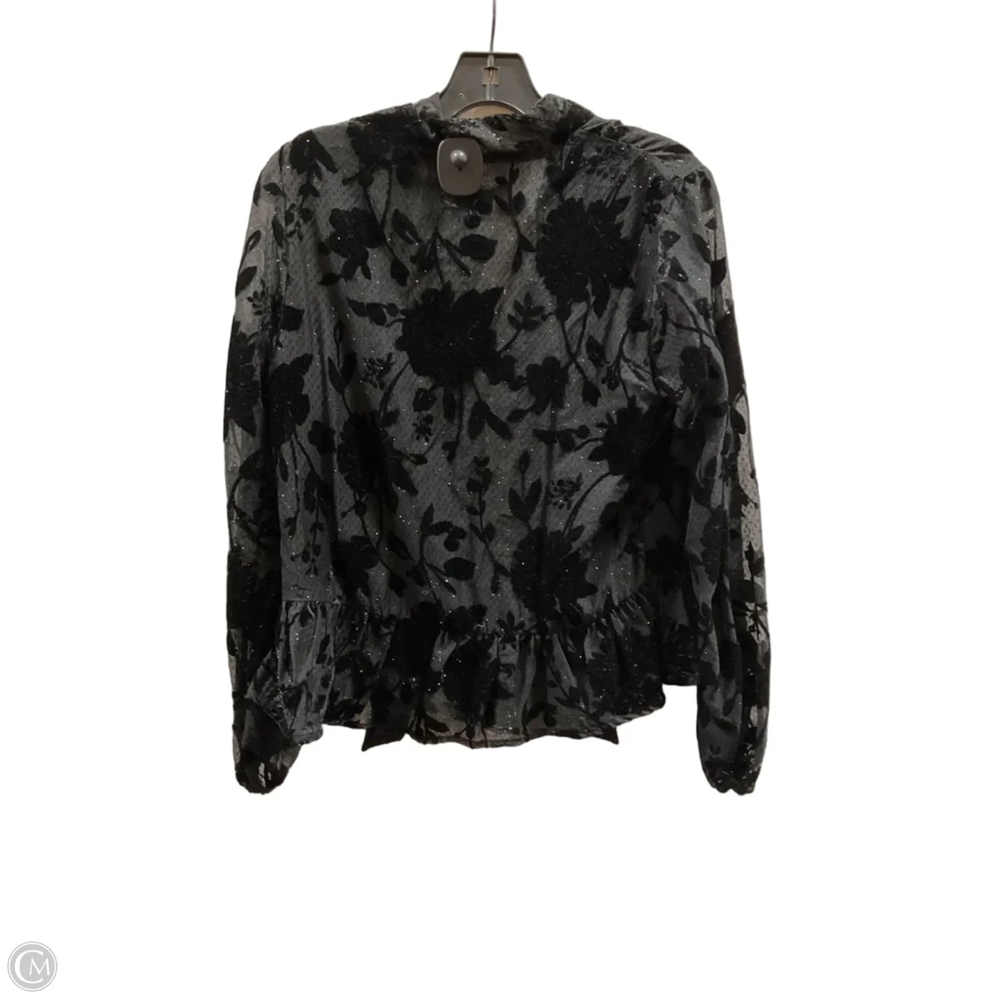 Top Long Sleeve By Express In Black, Size: S