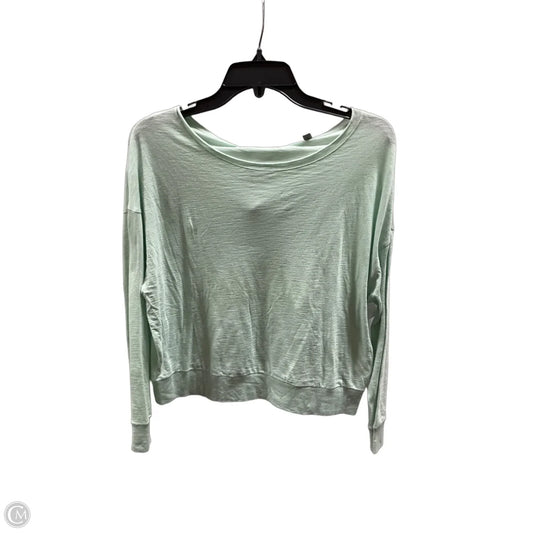 Top Long Sleeve By Vince In Aqua, Size: S